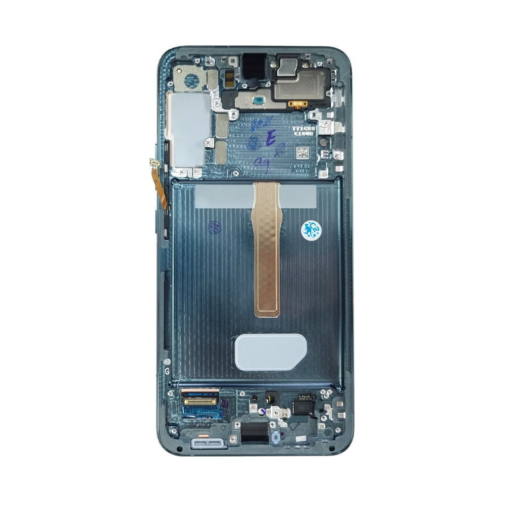 Samsung Galaxy S22 Plus 5G S906B OLED Screen Replacement Digitizer GH82-27500C/27501C (Gold)-Green Samsung Galaxy S22 Plus 5G S906B OLED Screen Replacement Digitizer GH82-27500C/27501C (Gold)-Green